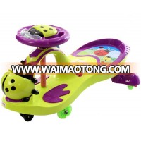 2017 factory wholesale children swing car kids twist car toy with cheap price